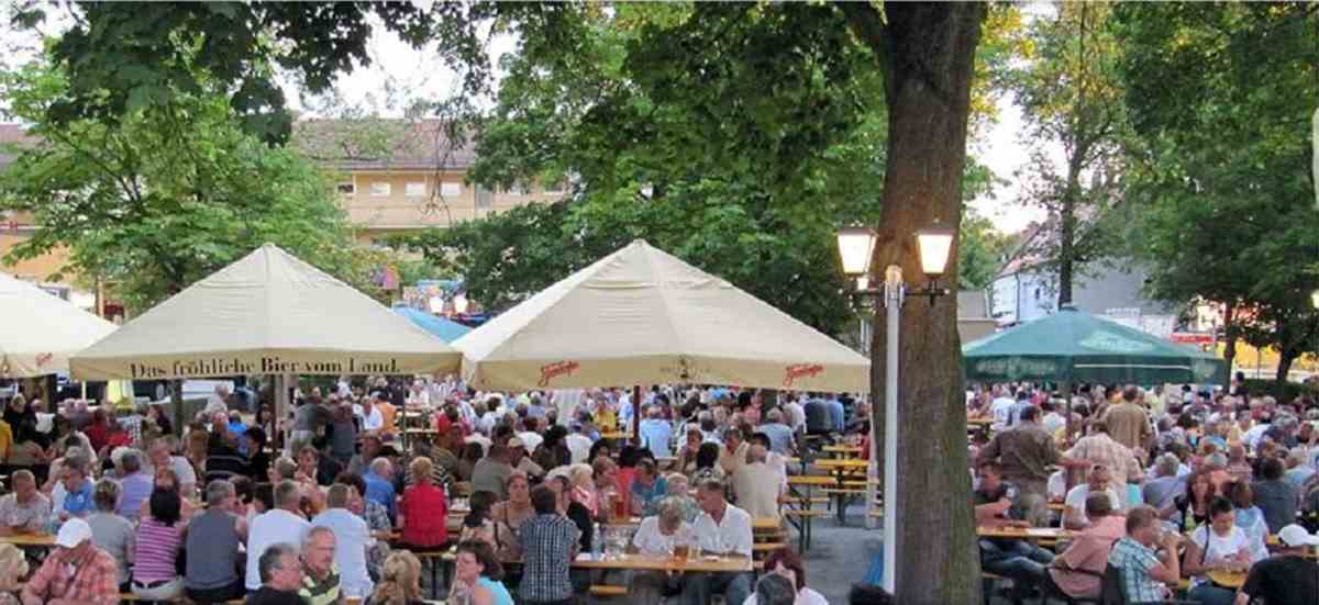 Der Sommer im Biergarten